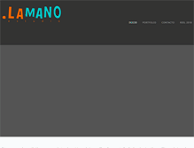 Tablet Screenshot of lamanoestudio.com